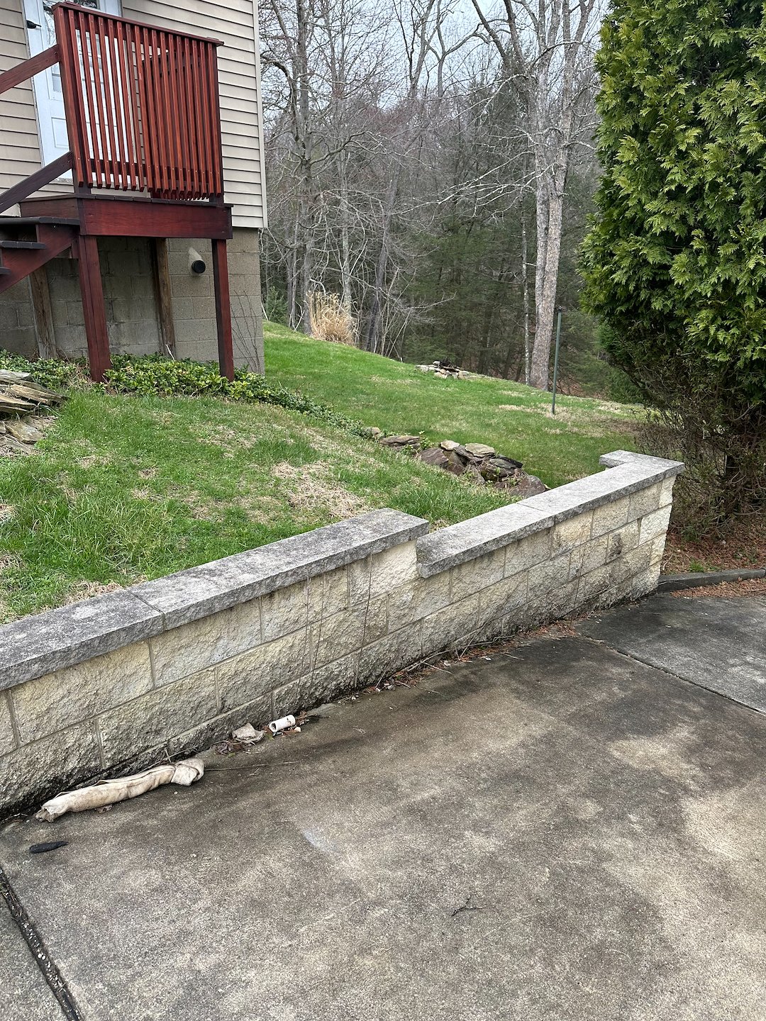 Retaining Wall Cleaning Shaler PA
